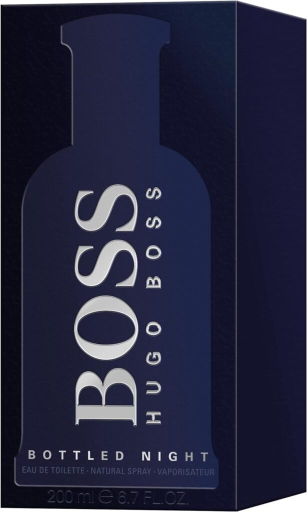 BOSS Bottled Night - Eau de Toilette for Him - Woody Fragrance With Notes Of Birch Leaf, Cardamom, Louro Amarelo Wood - Medium Longevity - 200ml