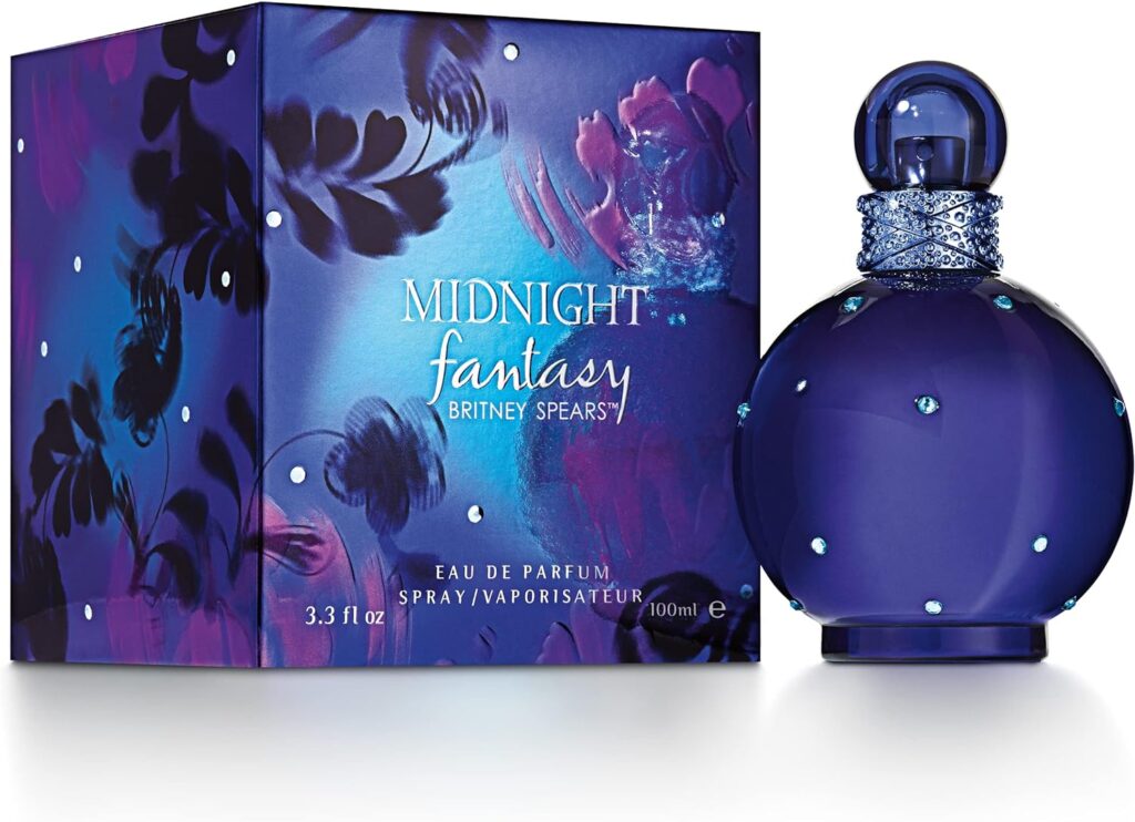 Britney Spears Midnight Fantasy Eau de Parfum Fruity  Musky Scent, Luxury Fragrance for Women , 100 ml ( Pack of 1)