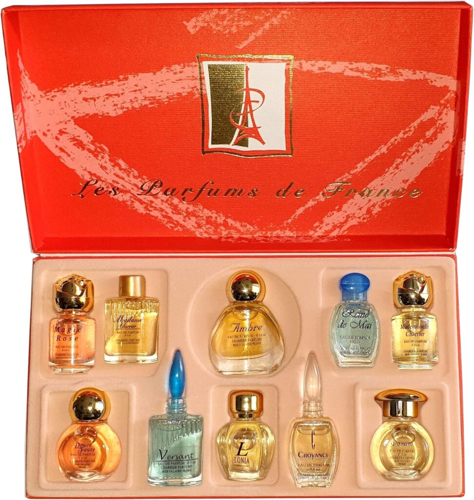 Charrier Parfums - 10 Eaux de Parfum Luxurious Gift Box - 52.7 ml / 1.78 FL.Oz - Made in Provence, France