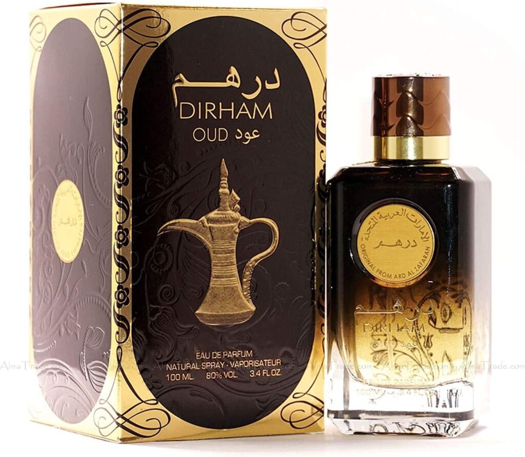 Dirham Oud 100ml | Eau de Arabian Parfum | Oriental Musky Sandalwood (for Men and Women) (Unisex)