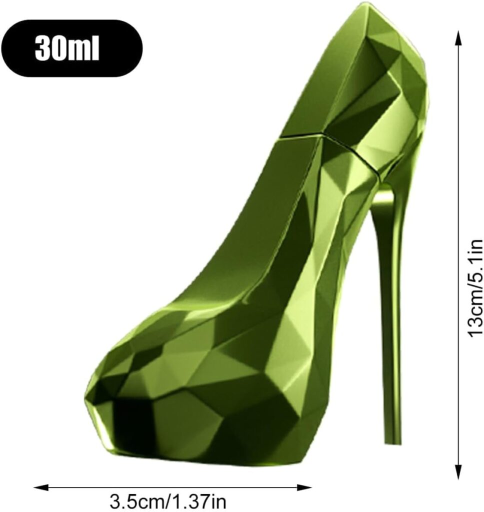 High Heels Shoe Shape Perfume, High-Heeled Shoes Perfume for Women Girl Spray Perfume Floral Fruity Scent Long Lasting Parfum Natural Fragrance Strengthening Self-Confidence 30ML (B)