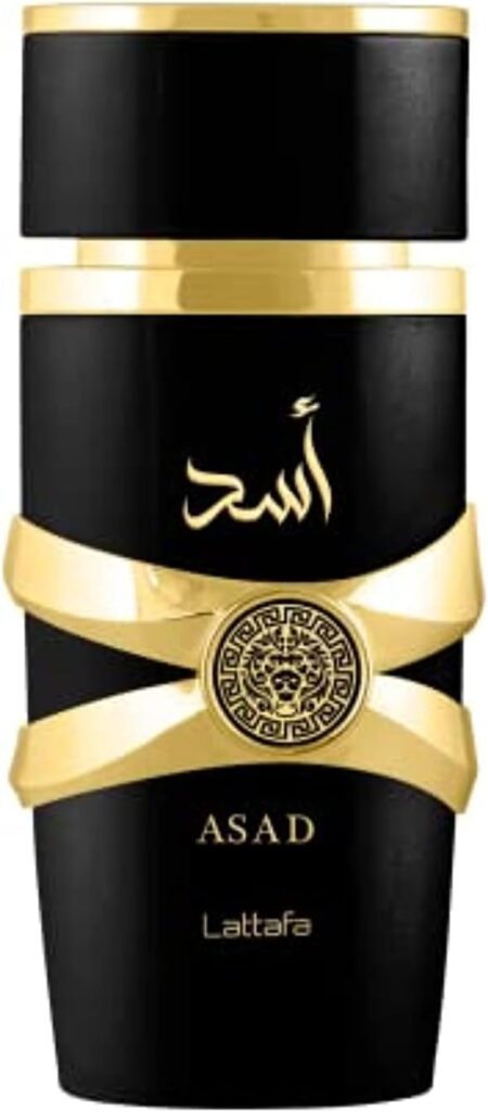 Lattafa Asad Premium Perfume Refreshing Oud and Musk Fragrances Eau De Parfum 100 ml Perfume for Unisex (Pack of 1), 100 ml (Pack of 1)