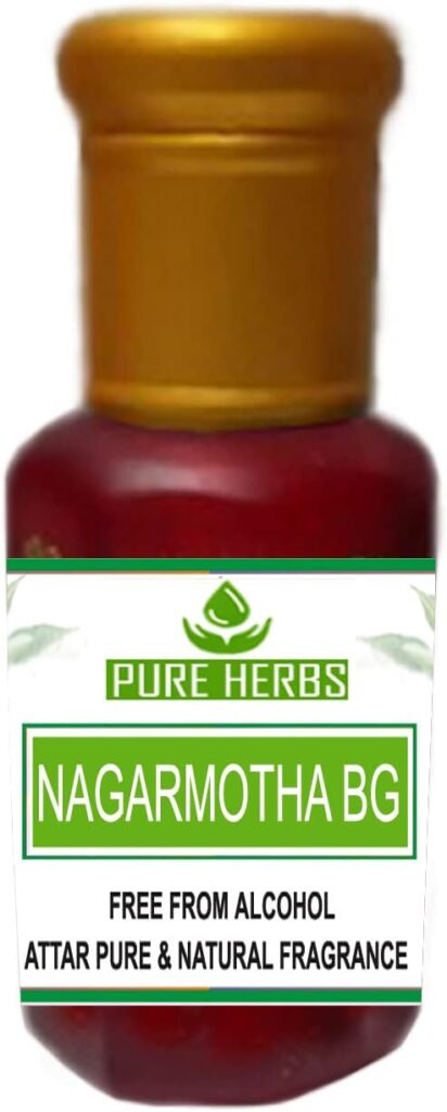 Pure Herbs NAGARMOTHA BG ATTAR For Unisex,Suitable For Occasion Parties  Daily Uses Fragrance (100ml).